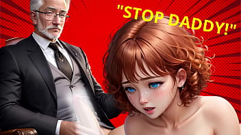 Step-grandpa’s Massive Cock Erupts In The Virgin Teen’s Mouth During A Forbidden School Office Encounter.