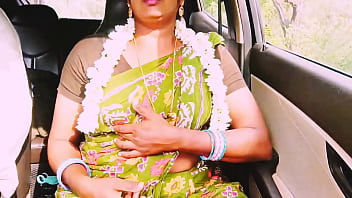 Sultry Indian Aunty Takes A Young Stud On A Wild Ride, Moaning In Telugu As They Fuck Hard On A Long Drive.