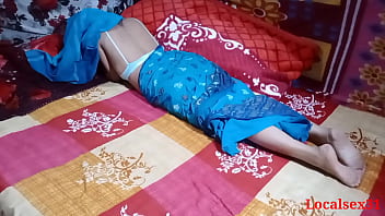 Blue Saree Bhabi Fucks Student Hard – Official Raw Video By Localsex31