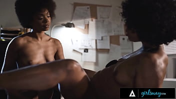 Detective Misty Stone Gets Pounded Hard By Her Partner On The Police Desk
