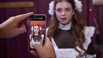 After Class, She Dropped By To Check On Her Lonely, Older Neighbor.