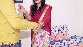 Desi Bhabhi Gets Her Tight Asshole Stretched Wide After A Sloppy, Deep-throat Blowjob In This Steamy Hindi Sex Video.