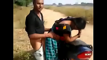 Desi Bhabhi’s Wild Ride: Blowjob And Doggy Fuck On A Motorbike