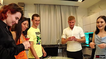 A Wild New Year’s Bash Turns Into A Steamy Student Orgy.