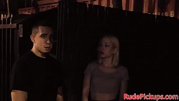 Pounded In Public, A Teen Slut Takes It Doggystyle For All To See