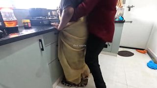 Tamil Maid Bent Over And Pounded Hard On The Kitchen Counter