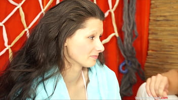 Oil-slicked And Aching For It, This Desperate Slut Begs The Masseur To Plunge His Thick Cock Deep Inside Her Dripping Cunt.