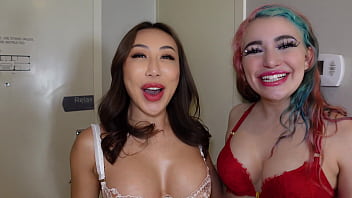 A Passionate Valentine’s Surprise: Our Sizzling Asian Lover Joins Us For A Steamy Threesome