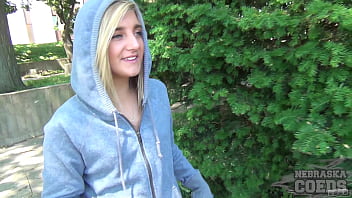 A Daring Coed Fingers Her Wet Pussy In A Crowded Public Space