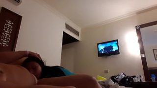 Hotel Room Threesome: My Girlfriend And I Double-team A Lesbian Fantasy