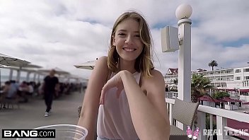 Naughty Young Things – Sneaky Teen Fingers Teasing Wet Pussy In Public