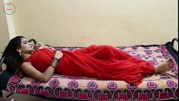 Sultry Indian Bhabhi Gets Ravished In Her Crimson Silk Saree