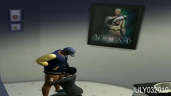 Peeking On The Hot Chinese Waitress As She Deep Throats A Massive Black Cock In The Restroom Stall