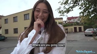 Naughty Public Agent Takes A Risky Dip And Gets Wet In The Crowded Indoor Pool