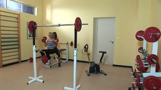 Sweaty Sapphic Sessions: Two Tempting Tarts Toning Up At The Gym