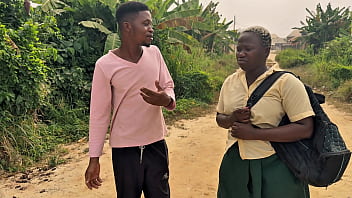 Stolen From Her Village School, This Nigerian Beauty Is Dragged Into The Jungle For A Raw, Primal Fucking.