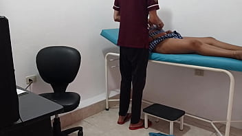 A Young Patient’s Medical Exam Turns Into A Steamy Solo Session After Her Doctor Pleasures Her With A Toy, Leaving Her Aching And Alone With Her Desires.