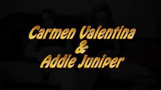 Carmen Valentina Devours A Sweet Pussy On The Sofa