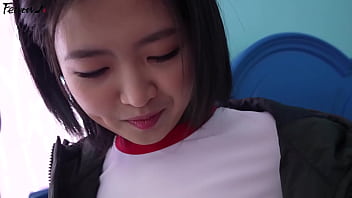 Sultry Korean Vixen Teases In Sinful Black Stockings