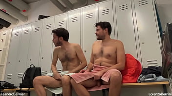 Caught Raw And Reckless In The Locker Room—exhibitionist Gay Sex On Display For Anyone To See.