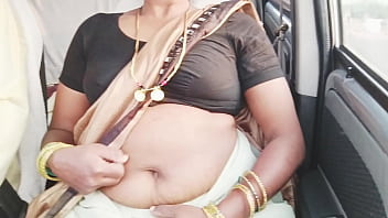 Sensual Saree-clad Escort Fucks Hard In The Car With Raw Telugu Dirty Talk.