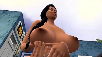 Desi Home Alone: Fucking A Horny Indian Widow Aunty With Massive Tits In Wickedwhims