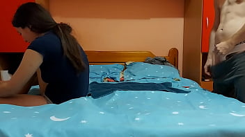 Her Man Pounds Her Tight Little Pussy Raw And Deep