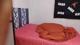 Dad’s Gone For The Night, So His Big-ass Latina Stepmom Is All Mine To Unwrap This Halloween.