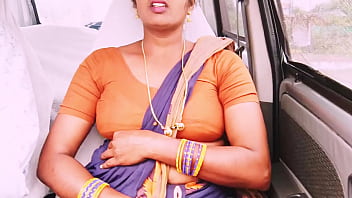 Sweaty Indian Maid Gets Filthy In The Backseat, Moaning Telugu Obscenities While She Soaks The Car Seat With Her Golden Stream.