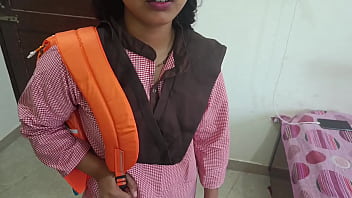 Alpana’s College Uniform Fuck: Moaning In Hindi As She Gags On Cock And Takes A Rough, Painful Pounding