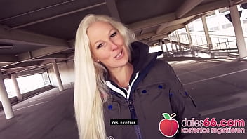 Filthy Blonde Bimbo Cam Angel Rides Him Hard On A Public Park Deck, Moaning And Begging For More Until They Both Explode In Ecstasy.