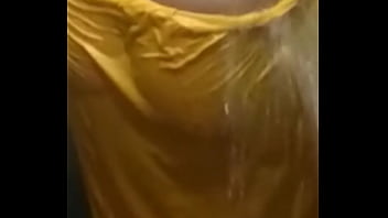 Sizzling Bhabhi’s Yellow Bikini Tease