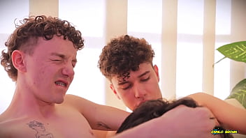 Hungry Daddy Devours Two Tender Twinks In A Filthy Threesome Feast