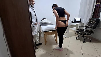 A Mature Woman Moans As The Doctor’s Fingers Probe Deep During Her Intimate Anal Examination.