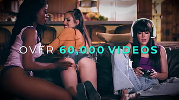 Saucy Sitters Get Bent Over And Brutally Broken By Relentless Strap-on Domination