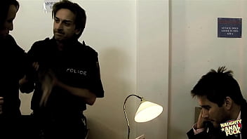 A Hung Cop And A Border Agent Tag Team A Busty Czech Slut In A Filthy Dp Before Granting Her Entry To The Uk.