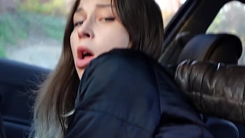 To Dodge A Ticket, The Teen Blogger Dropped To Her Knees And Serviced The Biker’s Throbbing Cock.