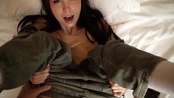 Bashful Asian Schoolgirl Blushes Before Her After-class Fuck.