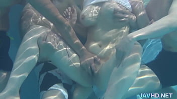 Tokyo Temptress Takes On A Train Of Hard Cocks In A Raw Gangbang