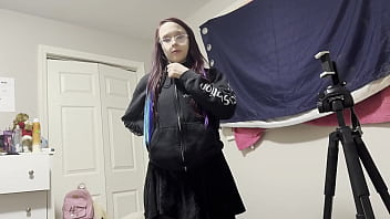 My Stepdaughter Rides My Cock Deep, Gagging On It In Cowgirl Before I Flip Her Over And Pound Her Missionary